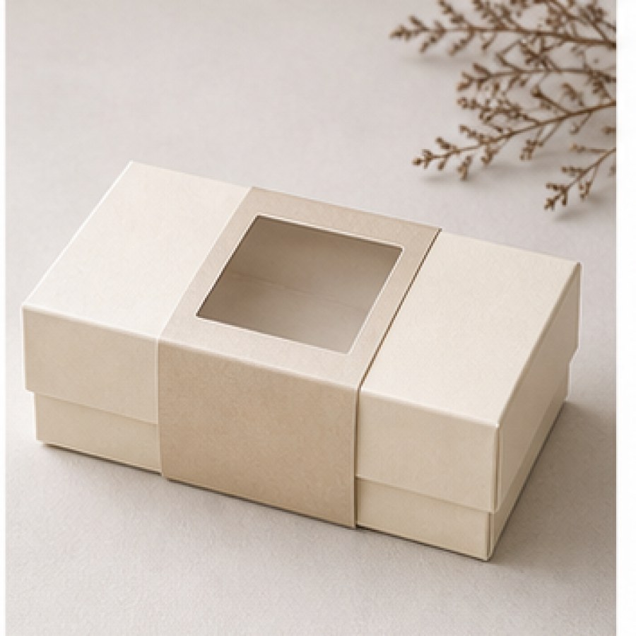 Hộp Âm Dương Có Đai cửa sổ mica