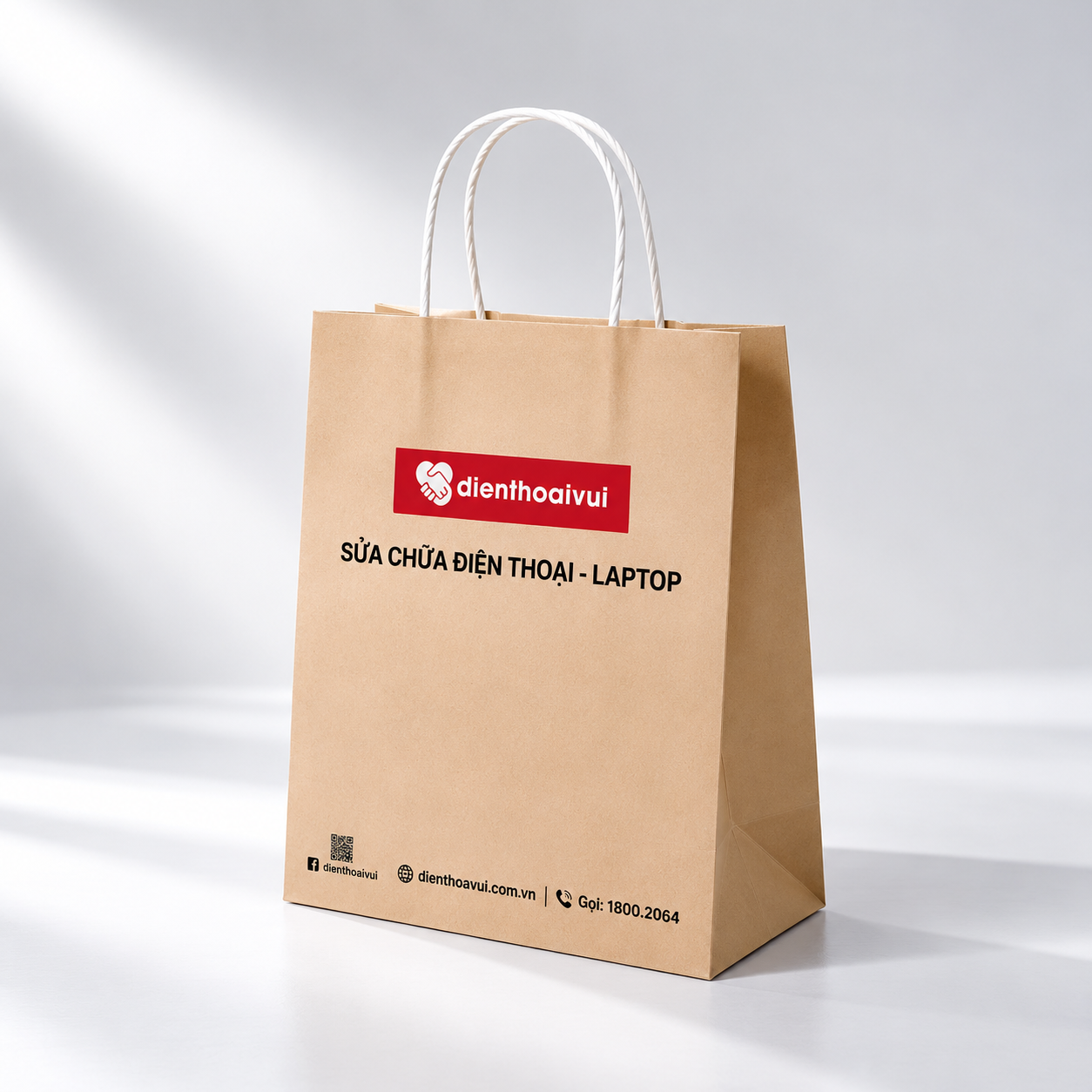 Túi giấy đựng điện thoại in logo theo yêu cầu
